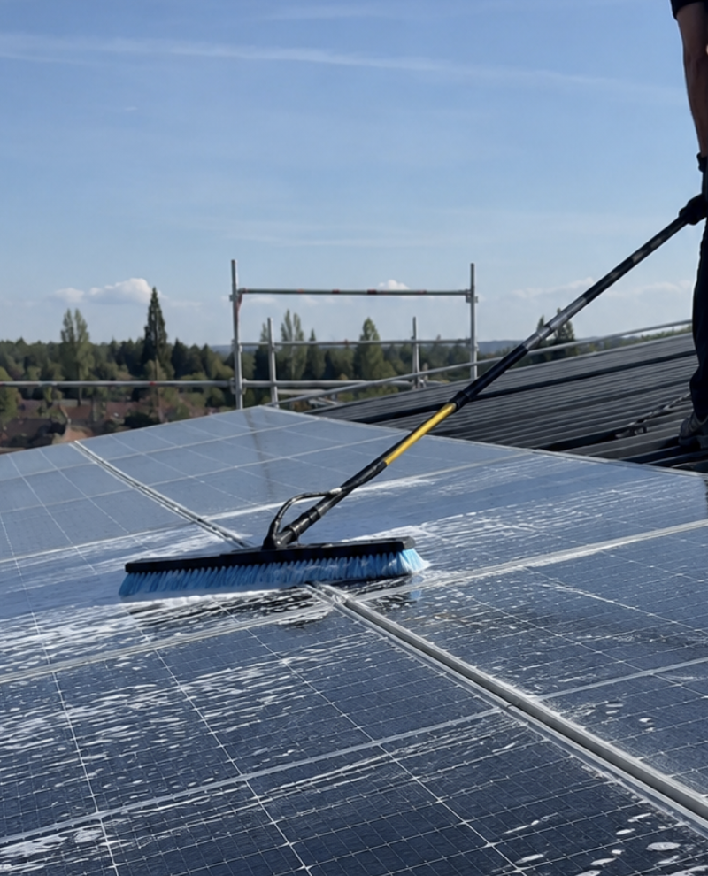 Photovoltaik-Reinigung